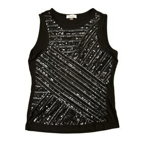 Calvin Klein Sequin Design Tank Top - Size Small
